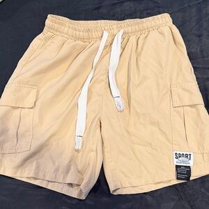 Sporto Men's Tan Athletic Shorts